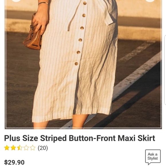 Button down Skirt - Picture 5 of 6